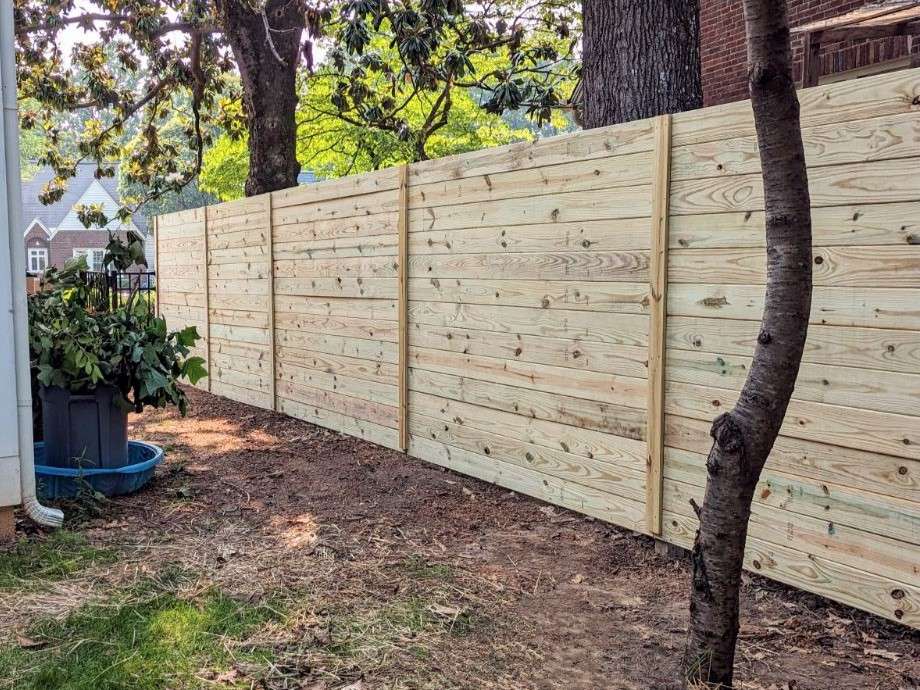 wood fence