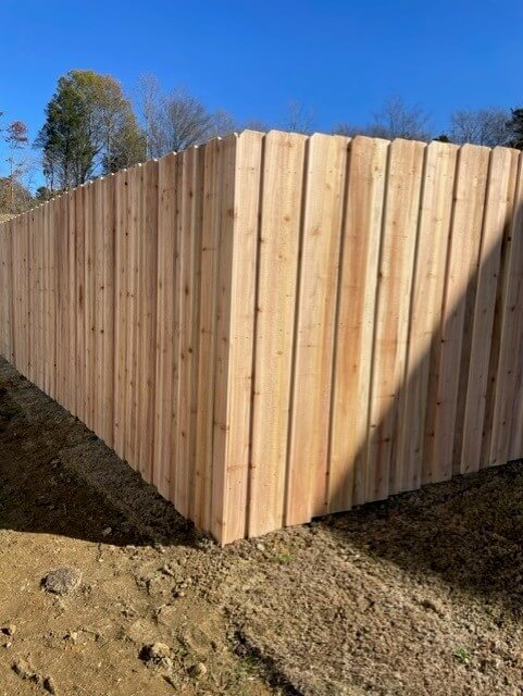 wooden fence