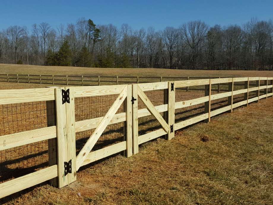 wood fence