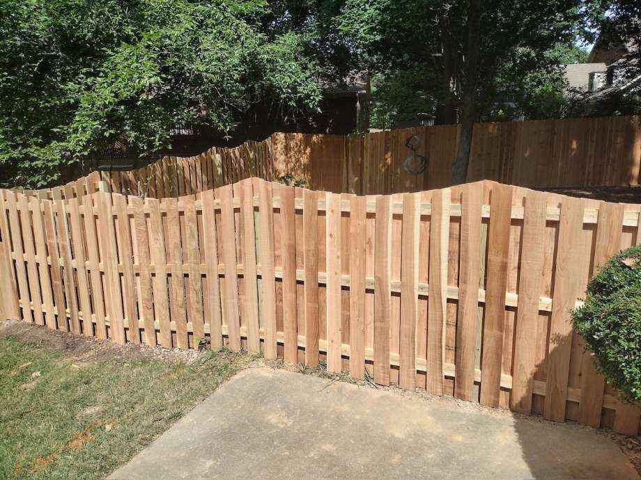 wooden fence