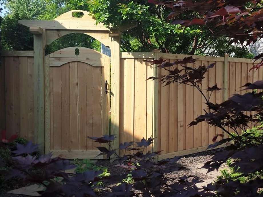 wooden gate