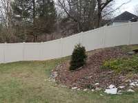 Installing Vinyl Fence on a Steep Hill