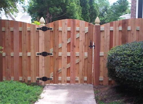 Cedar Picket Wood Fence