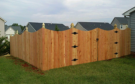 6ft wood privacy fence